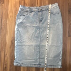 Be girl  Light Blue Denim Pencil Skirt midi